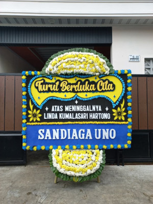 Papan Bunga Duka di Rancaekek
